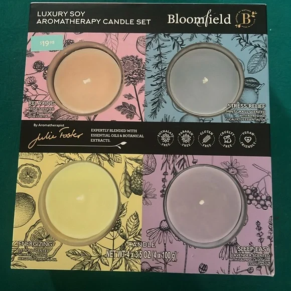 Bloomfield candle set - Picture 2 of 3